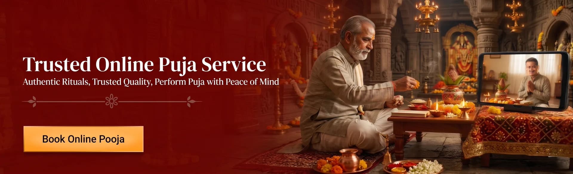 ISO Certified Online Puja Service